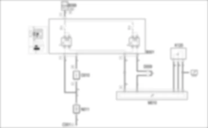 RAFFREDDAMENTO MOTORE - SCHEMA ELETTRICO Alfa Romeo 159 1.9 JTS  Da 01/06