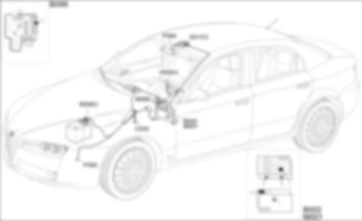 LINEA SERIALE A-BUS- LOCALIZZAZIONE COMPONENTI Alfa Romeo 159 1.9 JTD 8V  Da 01/06