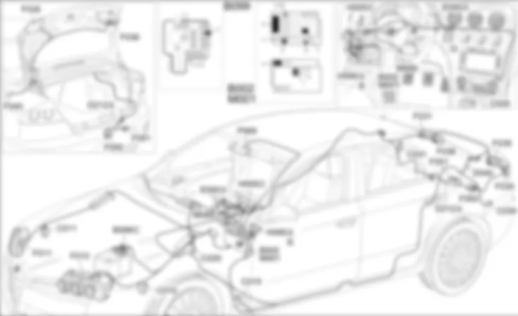 LUCI POSIZIONE / TARGA - LOCALIZZAZIONE COMPONENTI Alfa Romeo 159 1.9 JTD 8V  Da 01/06