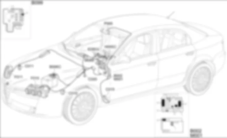 LUCI ANABBAGLIANTI - LOCALIZZAZIONE COMPONENTI Alfa Romeo 159 1.9 JTD 8V  Da 01/06