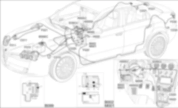 LUCI DIREZIONE / EMERGENZA - LOCALIZZAZIONE COMPONENTI Alfa Romeo 159 1.9 JTD 8V  Da 01/06