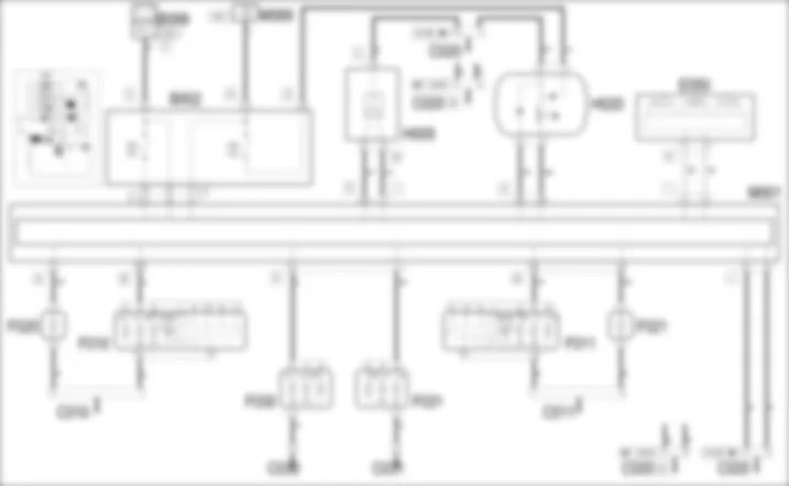 RICHTINGAANWIJZERS / ALARMKNIPPERLICHTEN - ELEKTRISCH SCHEMA Alfa Romeo 159 1.8  Fino a 12/05