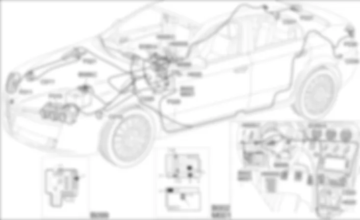 RICHTINGAANWIJZERS / ALARMKNIPPERLICHTEN - OPSTELLING VAN COMPONENTEN Alfa Romeo 159 1.8  Fino a 12/05