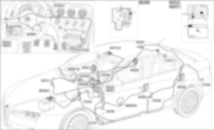 PLAFONIERE - LOCALIZZAZIONE COMPONENTI Alfa Romeo 159 1.9 JTD 8V  Da 01/06