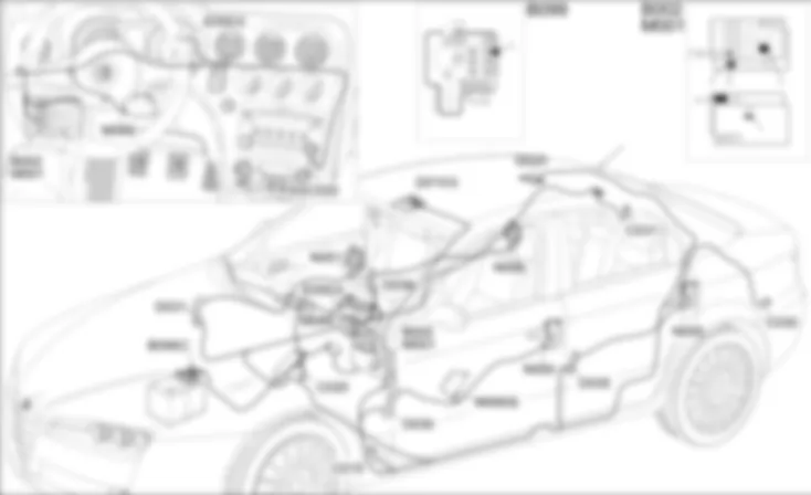 PLAFONIERE - LOCALIZZAZIONE COMPONENTI Alfa Romeo 159 1.9 JTD 8V  Da 01/06