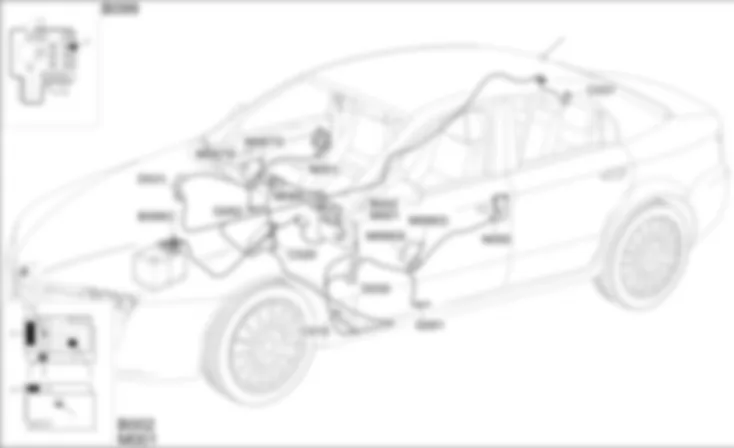 LUCI POZZANGHERA - LOCALIZZAZIONE COMPONENTI Alfa Romeo 159 1.9 JTD 8V  Da 01/06