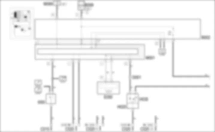 PORTIERVERGRENDELING - ELEKTRISCH SCHEMA Alfa Romeo 159 1.8  Fino a 12/05