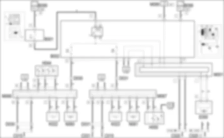 ALZACRISTALLI ANTERIORI - SCHEMA ELETTRICO Alfa Romeo 159 1.9 JTD 8V  Da 01/06