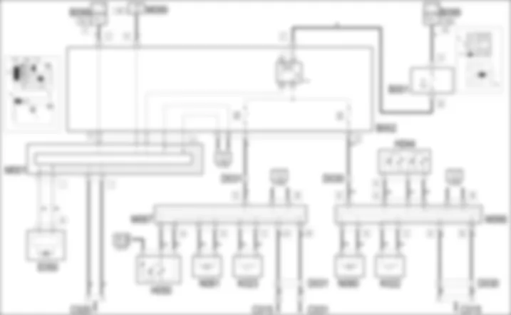 ALZACRISTALLI ANTERIORI - SCHEMA ELETTRICO Alfa Romeo 159 1.9 JTD 16V  Da 01/06
