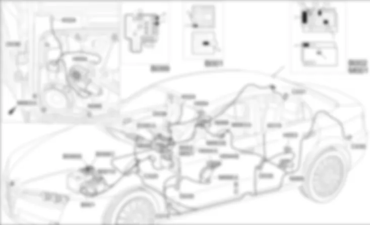 ALZACRISTALLI POSTERIORI - LOCALIZZAZIONE COMPONENTI Alfa Romeo 159 1.9 JTD 16V  Da 01/06