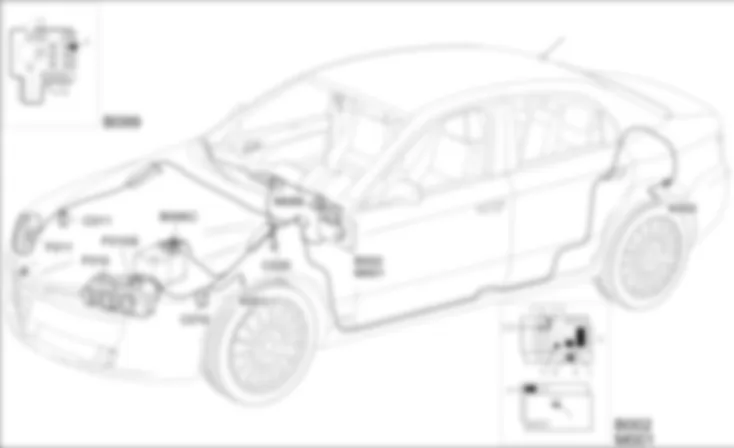 REGOLATORE ASSETTO FARI - LOCALIZZAZIONE COMPONENTI Alfa Romeo 159 1.9 JTD 8V  Da 01/06