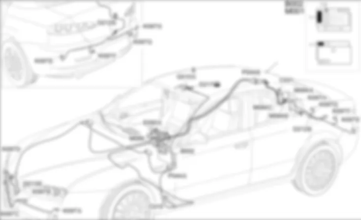 SENSORE DI PARCHEGGIO - LOCALIZZAZIONE COMPONENTI Alfa Romeo 159 1.9 JTD 8V  Da 01/06