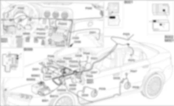 AUTORADIO - LOCALIZZAZIONE COMPONENTI Alfa Romeo 159 1.9 JTD 8V  Da 01/06