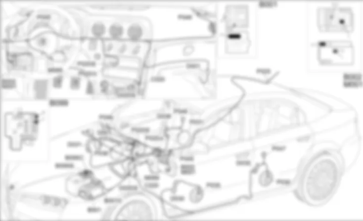 AUTORADIO - LOCALIZZAZIONE COMPONENTI Alfa Romeo 159 1.9 JTD 16V  Da 01/06