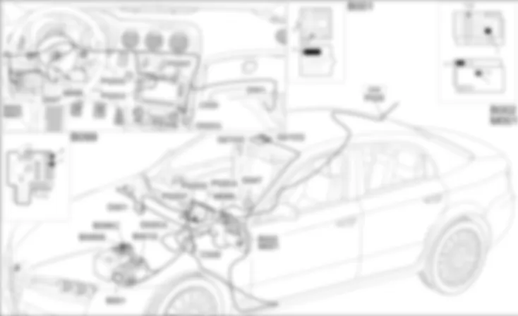 RADIOTELEFONO INTEGRATO - LOCALIZZAZIONE COMPONENTI Alfa Romeo 159 1.9 JTD 8V  Da 01/06