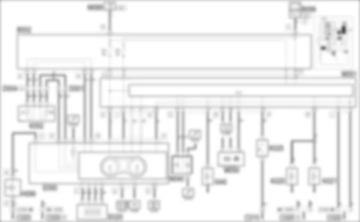 STRUMENTO DI BORDO - SCHEMA ELETTRICO Alfa Romeo 159 1.9 JTS  Da 01/06