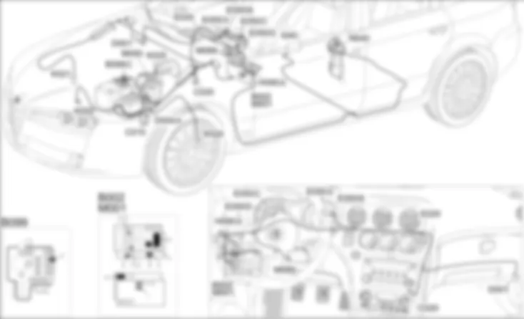 STRUMENTO DI BORDO - LOCALIZZAZIONE COMPONENTI Alfa Romeo 159 1.9 JTS  Da 01/06