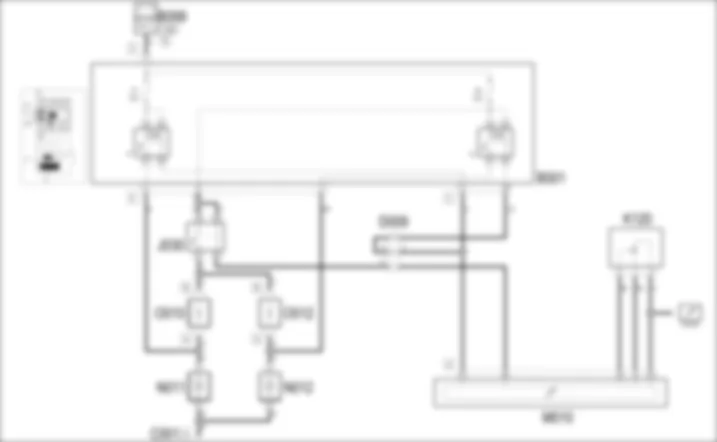 RAFFREDDAMENTO MOTORE - SCHEMA ELETTRICO Alfa Romeo 159 3.2 JTS  Da 01/06