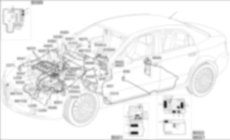 GESTIONE ELETTRONICA MOTORI DIESEL - LOCALIZZAZIONE COMPONENTI Alfa Romeo 159 1.9 JTD 8V  Da 01/06