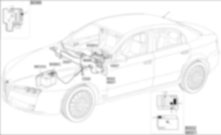 CRUISE CONTROL - LOCALIZZAZIONE COMPONENTI Alfa Romeo 159 1.9 JTS  Fino a 12/05