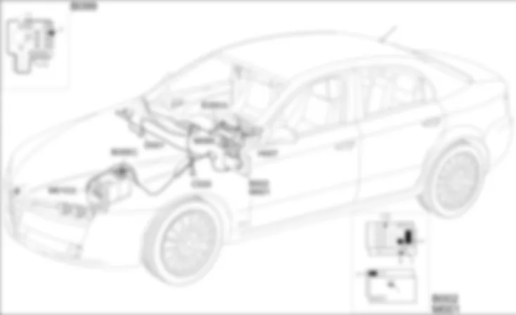 CRUISE CONTROL - LOCALIZZAZIONE COMPONENTI Alfa Romeo 159 1.9 JTD 8V  Da 01/06