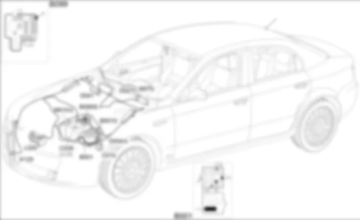 INSERIMENTO COMPRESSORE - LOCALIZZAZIONE COMPONENTI Alfa Romeo 159 1.9 JTS  Da 01/06