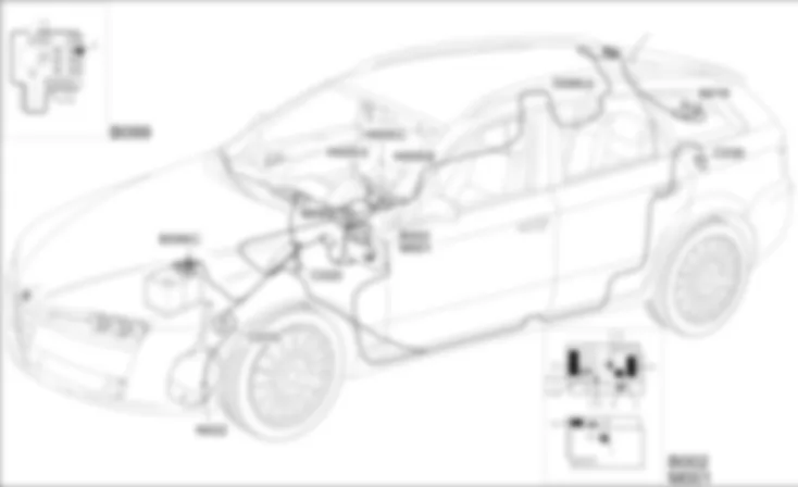 TERGI/ LAVA LUNOTTO - LOCALIZZAZIONE COMPONENTI Alfa Romeo 159 1.9 JTD 8V  Da 01/06