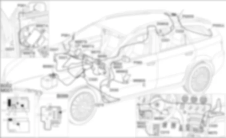 SBRINAMENTO LUNOTTO E SPECCHI RETROVISORI - LOCALIZZAZIONE COMPONENTI Alfa Romeo 159 1.9 JTD 8V  Da 01/06