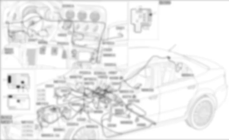 LINEE DI COLLEGAMENTO CAN - LOCALIZZAZIONE COMPONENTI Alfa Romeo 159 1.9 JTD 8V  Da 01/06
