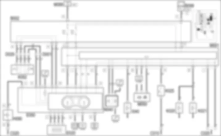 INSTRUMENT PANEL - WIRING DIAGRAM Alfa Romeo 159 1.8  Da 01/06