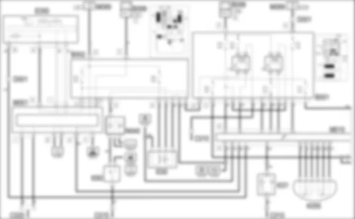 GESTIONE ELETTRONICA MOTORI BENZINA - SCHEMA ELETTRICO Alfa Romeo 159 1.8  Da 01/06