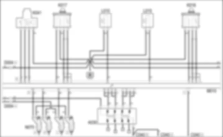 GESTIONE ELETTRONICA MOTORI BENZINA - SCHEMA ELETTRICO Alfa Romeo 159 1.8  Da 01/06