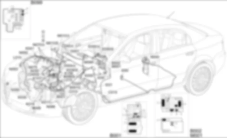 GESTIONE ELETTRONICA MOTORI BENZINA - LOCALIZZAZIONE COMPONENTI Alfa Romeo 159 1.8  Da 01/06