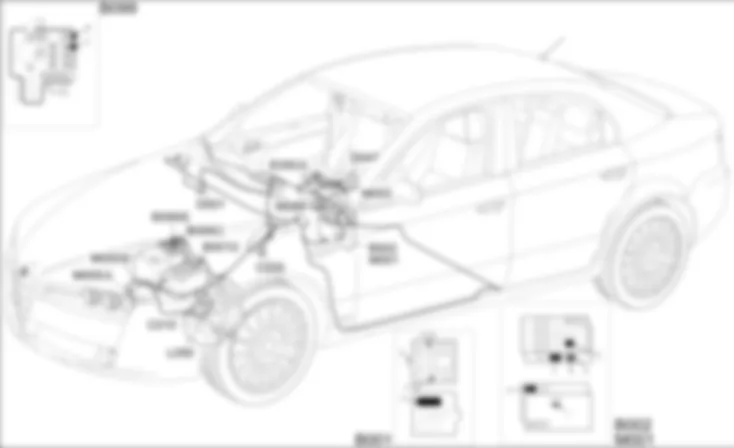 CAMBIO AUTOMATICO - LOCALIZZAZIONE COMPONENTI Alfa Romeo 159 1.9 JTD 16V  Da 01/06