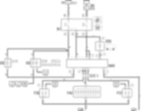 BRAKE LIGHTS - Wiring diagram Alfa Romeo 166 2.4 JTD 20v  da 03/02 a 09/03