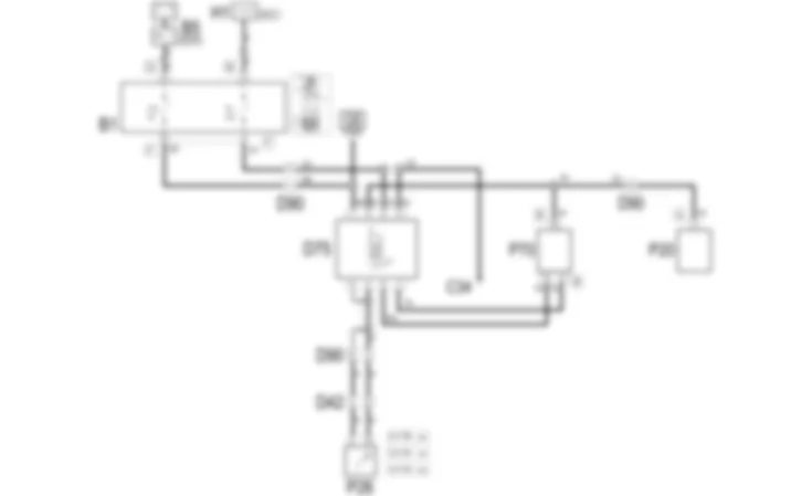 PREPARATION FOR CELLULAR               TELEPHONE - Wiring diagram Alfa Romeo 166 2.0 TS  fino a 2/99