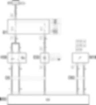 ASR / TCS - Wiring diagram Alfa Romeo 166 2.4 JTD 10v  da 03/02 a 09/03