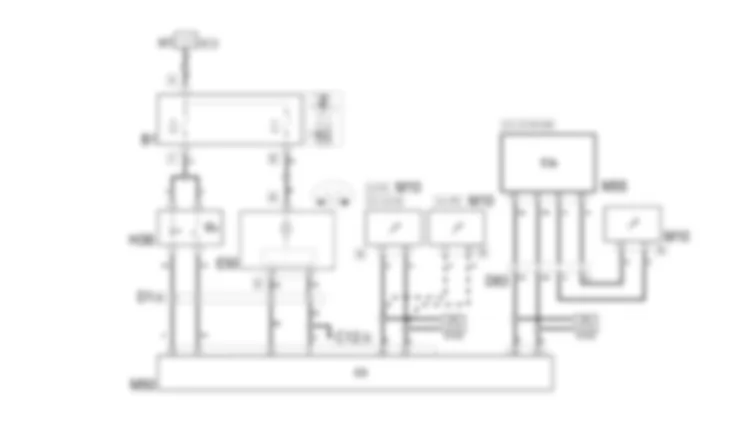 ASR / TCS - Wiring diagram Alfa Romeo 166 2.0 TS  da 03/99 a 03/01