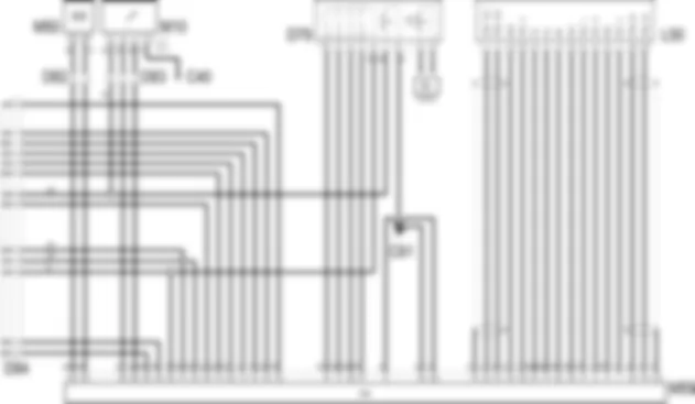 AUTOMATIC TRANSMISSION - Wiring diagram Alfa Romeo 166 3.0 V6  fino a 2/99