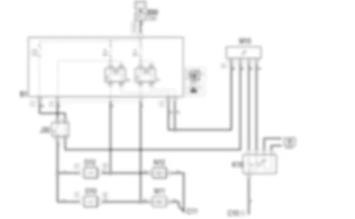 ENGINE COOLING - Wiring diagram Alfa Romeo 166 2.4 JTD 20v  da 03/02 a 09/03