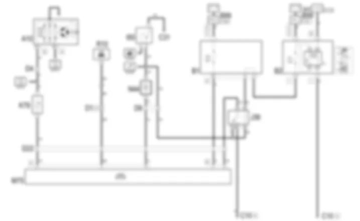 ADDITIONAL HEATER - Wiring diagram Alfa Romeo 166 2.4 JTD 20v  da 04/01 a 02/02