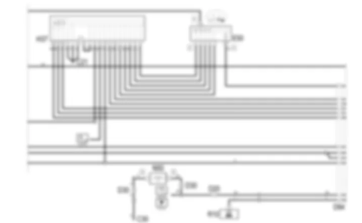 AUTOMATIC TRANSMISSION - Wiring diagram Alfa Romeo 166 3.2 V6  da 03/99 a 03/01