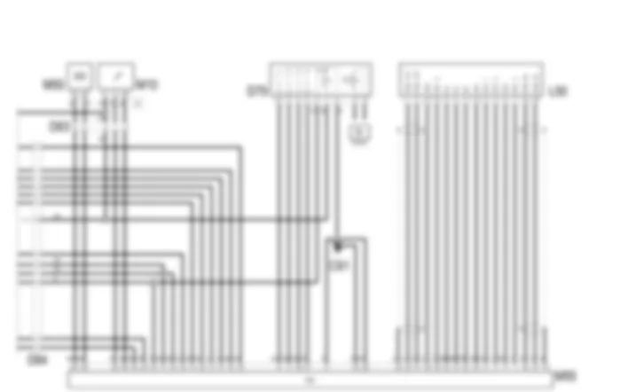 AUTOMATIC TRANSMISSION - Wiring diagram Alfa Romeo 166 3.2 V6  da 03/99 a 03/01