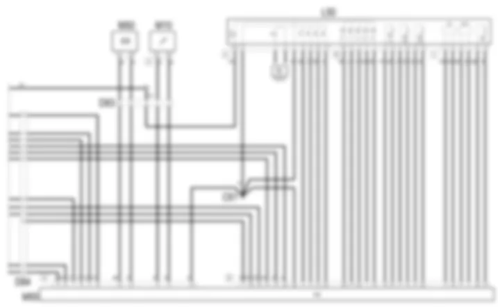 AUTOMATIC TRANSMISSION - Wiring diagram Alfa Romeo 166 2.4 JTD 20v  da 04/01 a 02/02