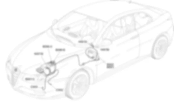 ALIMENTACION - UBICACION DE LOS COMPONENTES Alfa Romeo GT 1.8 T.SPARK  