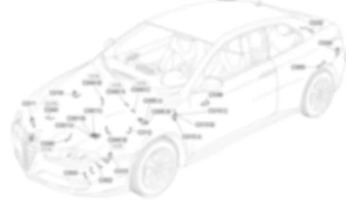 MASAS - UBICACION DE LOS COMPONENTES Alfa Romeo GT 1.9 JTD 16V  