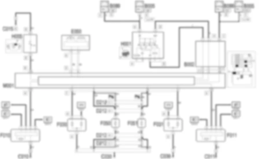LUCES DE POSICION               / MATRICULA - ESQUEMA ELECTRICO Alfa Romeo GT 1.9 JTD 16V  