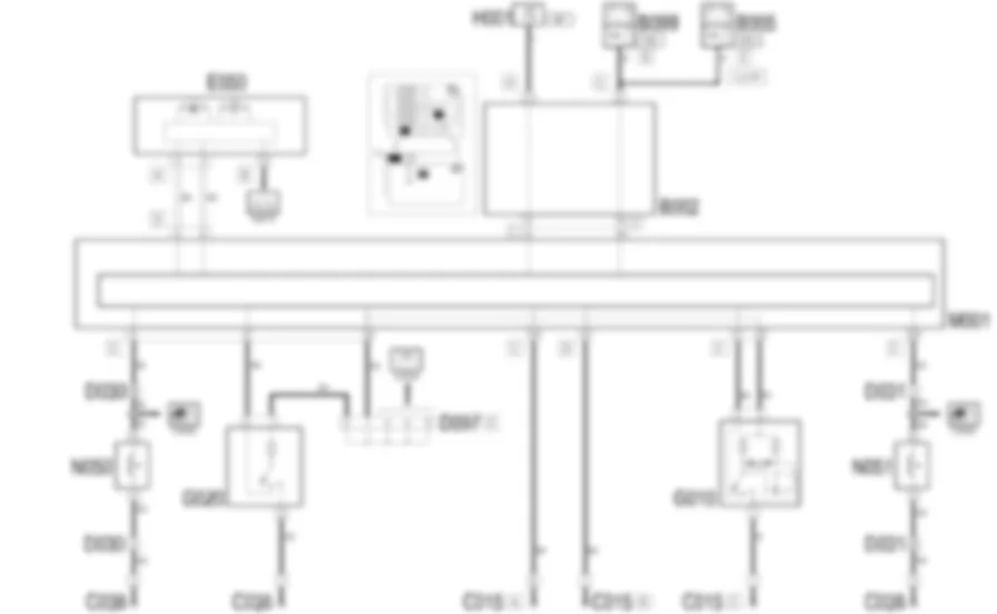 PLAFONES - ESQUEMA ELECTRICO Alfa Romeo GT 1.9 JTD 16V  