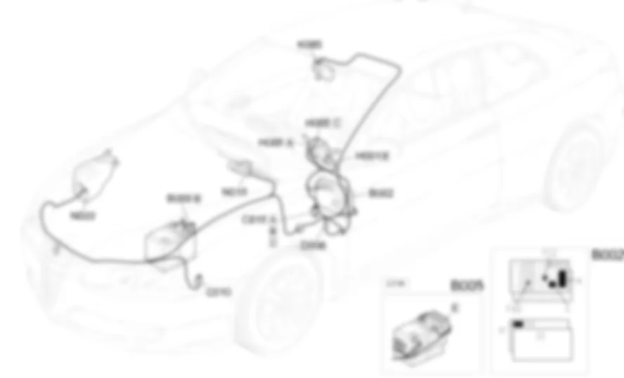 LIMPIA/ LAVAPARABRISAS - UBICACION DE LOS COMPONENTES Alfa Romeo GT 1.9 JTD 16V  