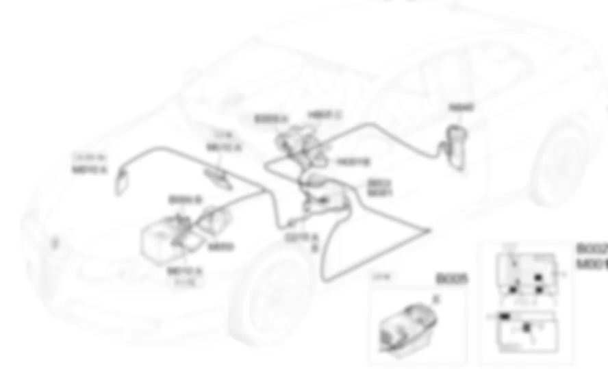 TRIP COMPUTER - UBICACION DE LOS COMPONENTES Alfa Romeo GT 1.9 JTD 16V  